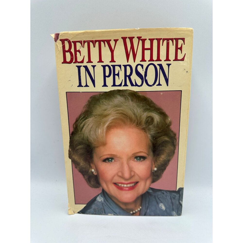 Betty White In Person Betty White 1987 Hardcover Memoir Pre-Owned